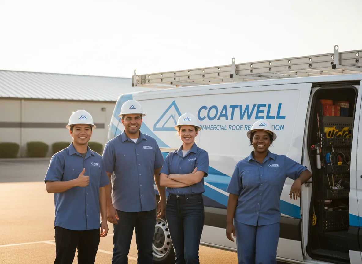 Commercial roof coating company in Maywood, MO
